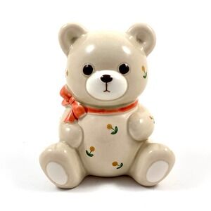 1950's rare OTAGIRI JAPAN hand crafted teddy bear salt shaker